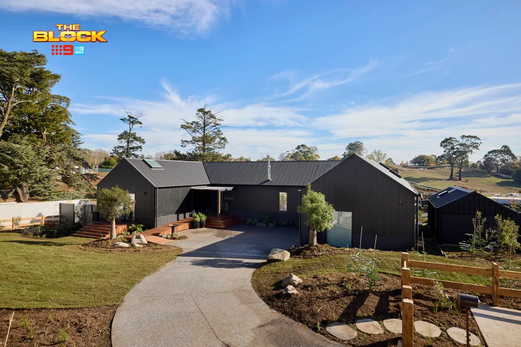 Emma and Ben's front yard on the Block.