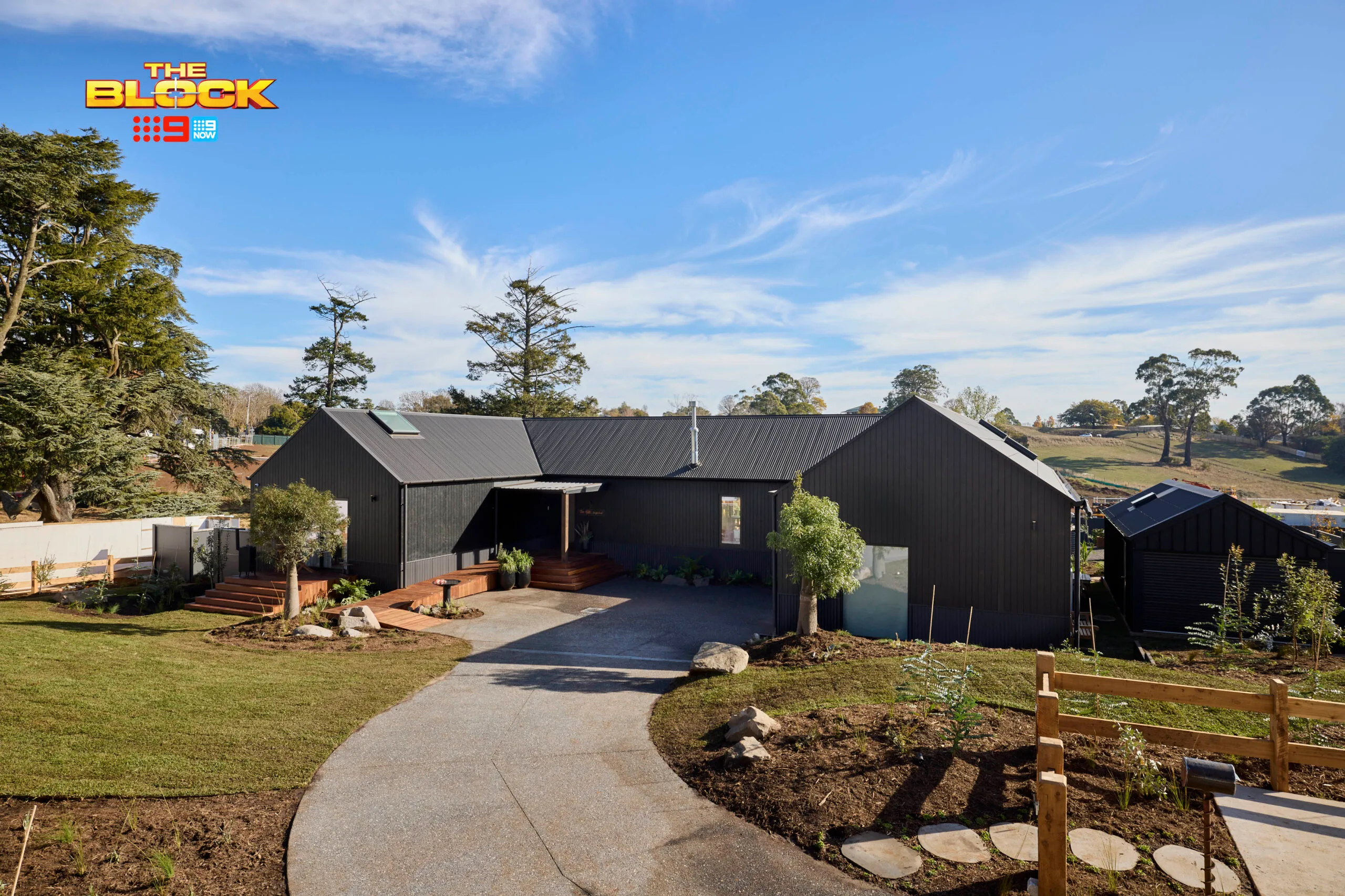 Emma and Ben's front yard on the Block.