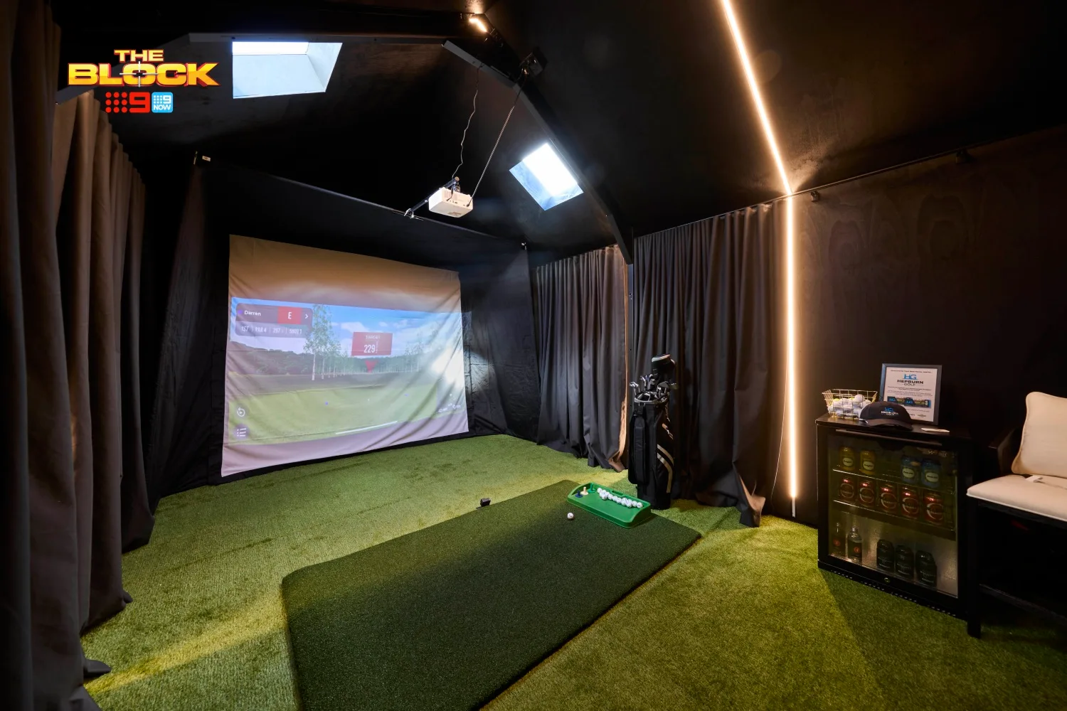 Emma and Ben The Block 2025 Alfresco terrace and shed 