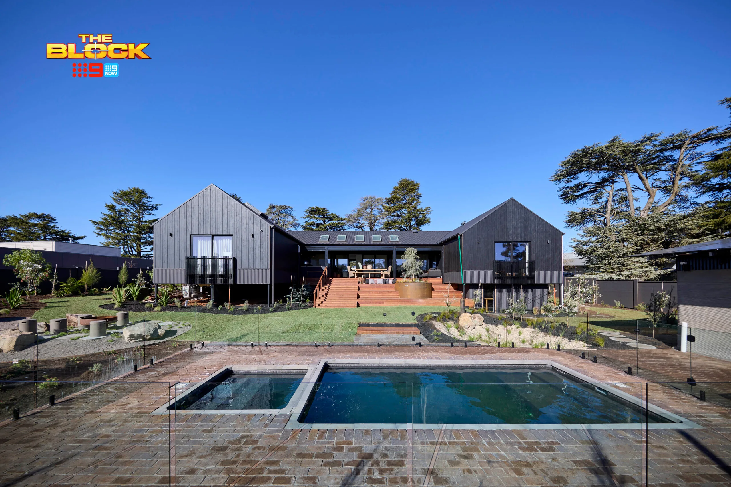 Emma and Ben's backyard reveal.