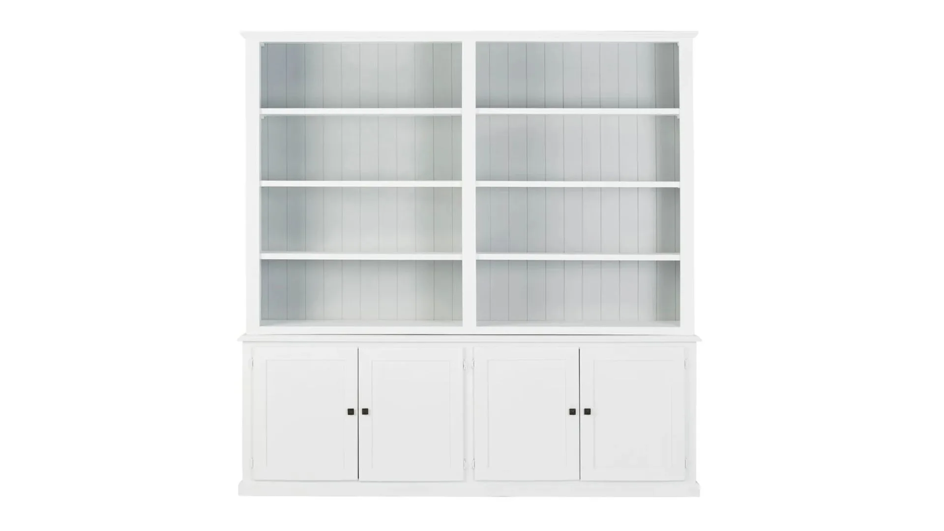 White bookshelf