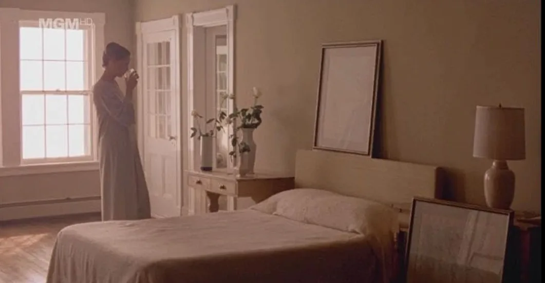A bedroom from the movie 'Interiors' 