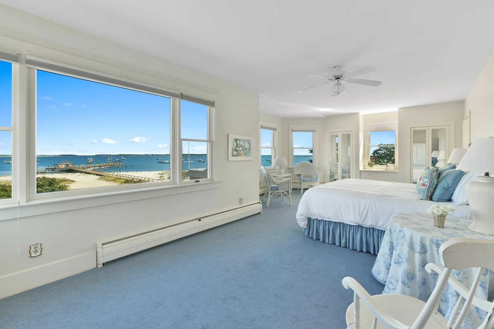 judy garland house bedroom with views of hyannis harbour
