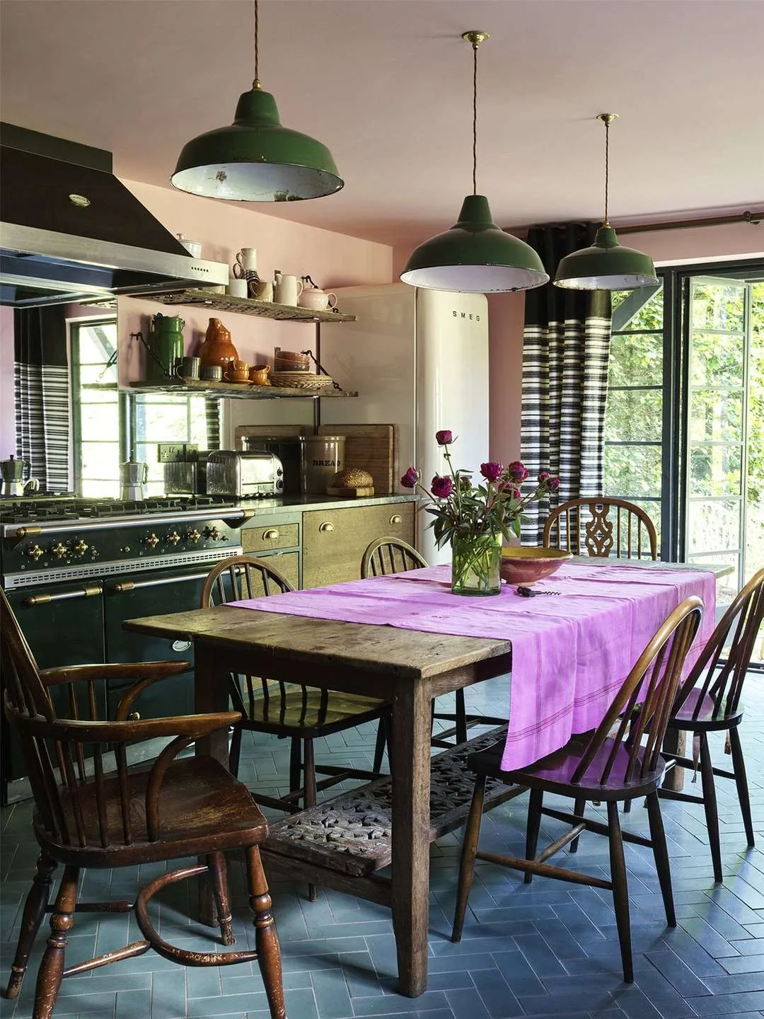 Sienna Miller cottage kitchen