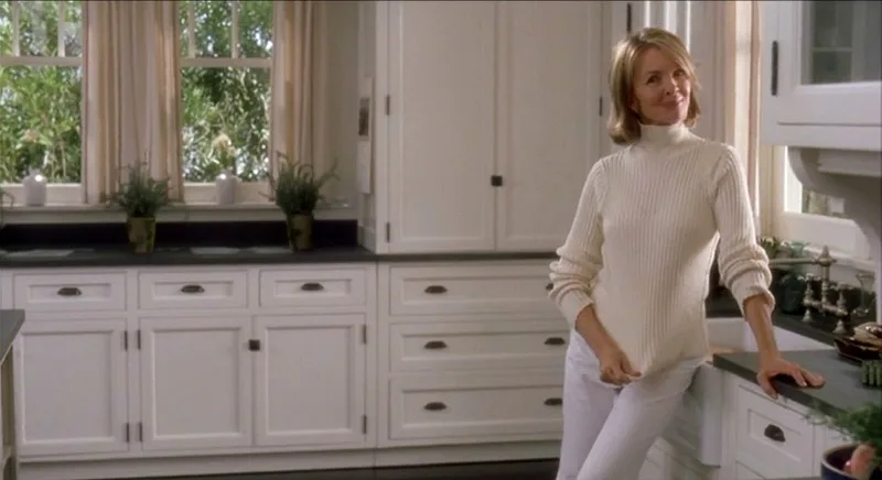 Diane Keaton in the kitchen of 'Something's Gotta Give'