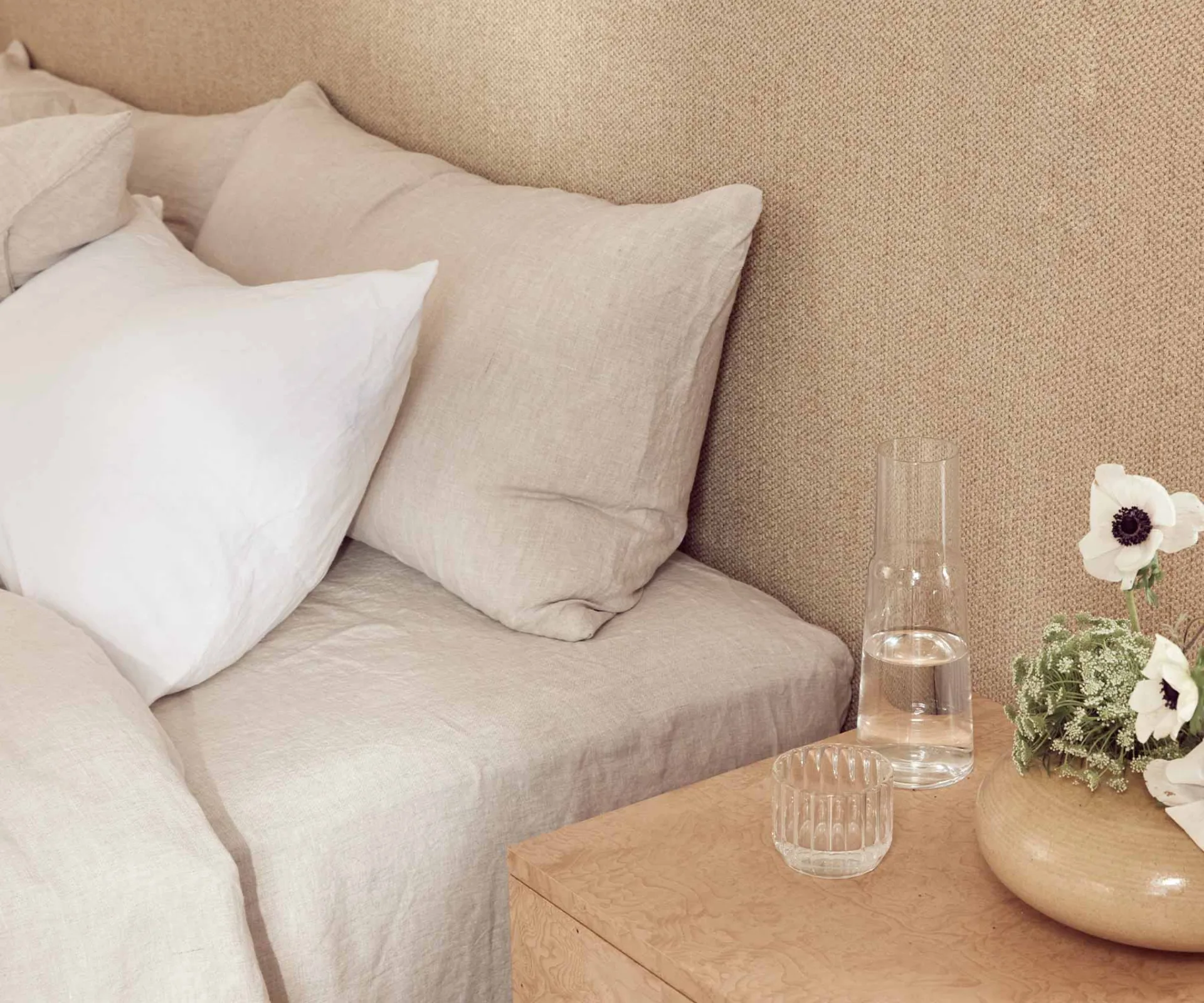 Cultiver Linen Sheets + Best Sheets Australia 2026 + Neutral Coloured Sheets