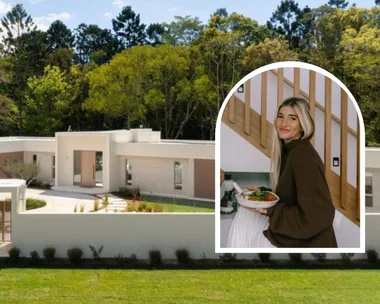 Ellie Watson's home facade and her inset