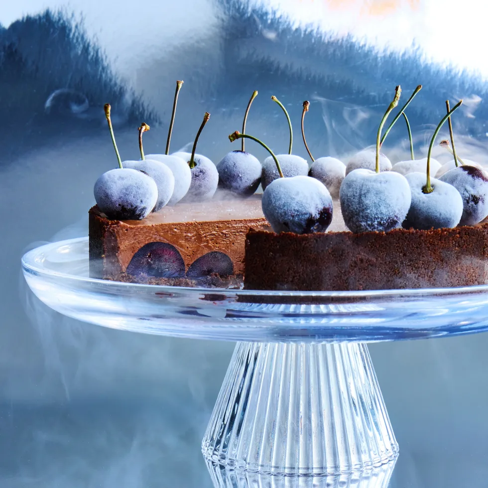 Frozen black forest tart