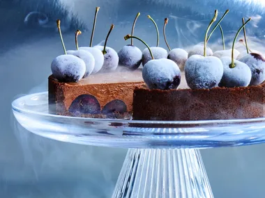 Frozen black forest tart