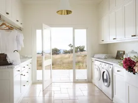 This laundry design is so clever that even wash day with 5 kids is easy