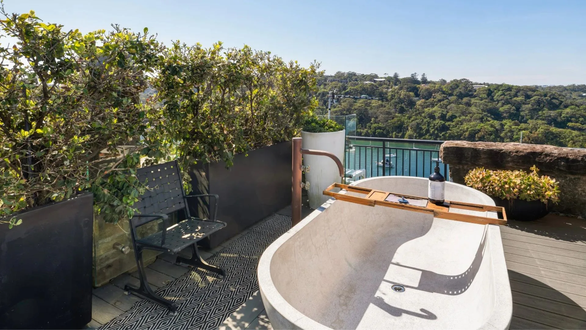 Lisa Wilkinson's view from her new Mosman home.