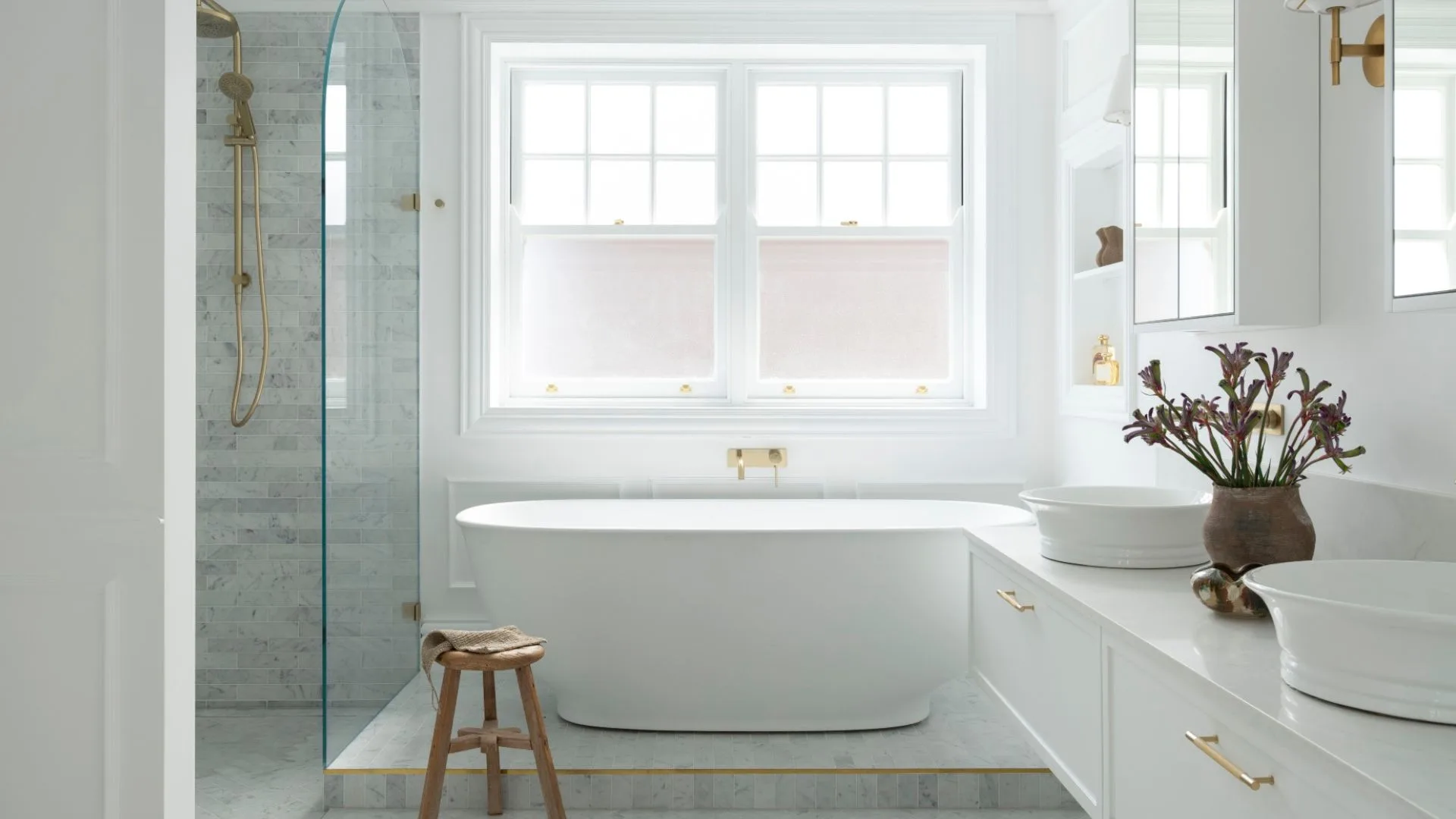 An ensuite is transformed into an peaceful parent’s retreat