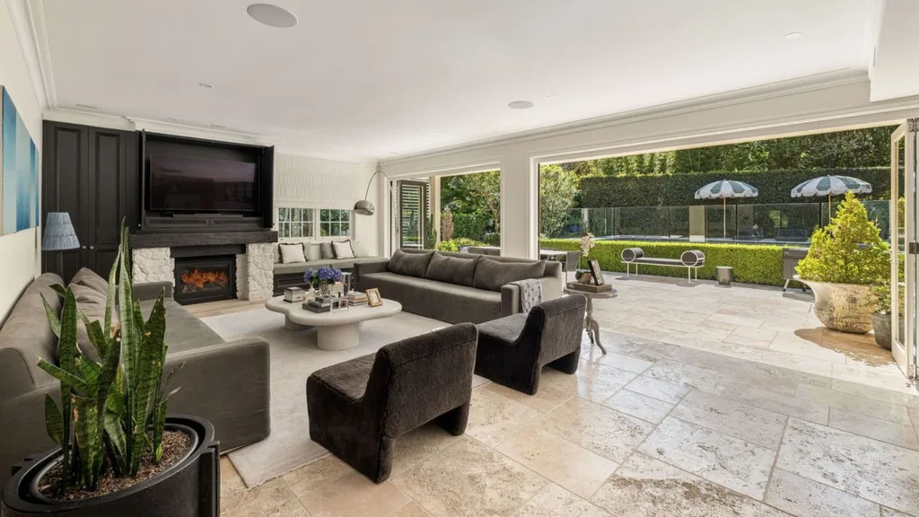 Michael Clarke's Vaucluse living room.