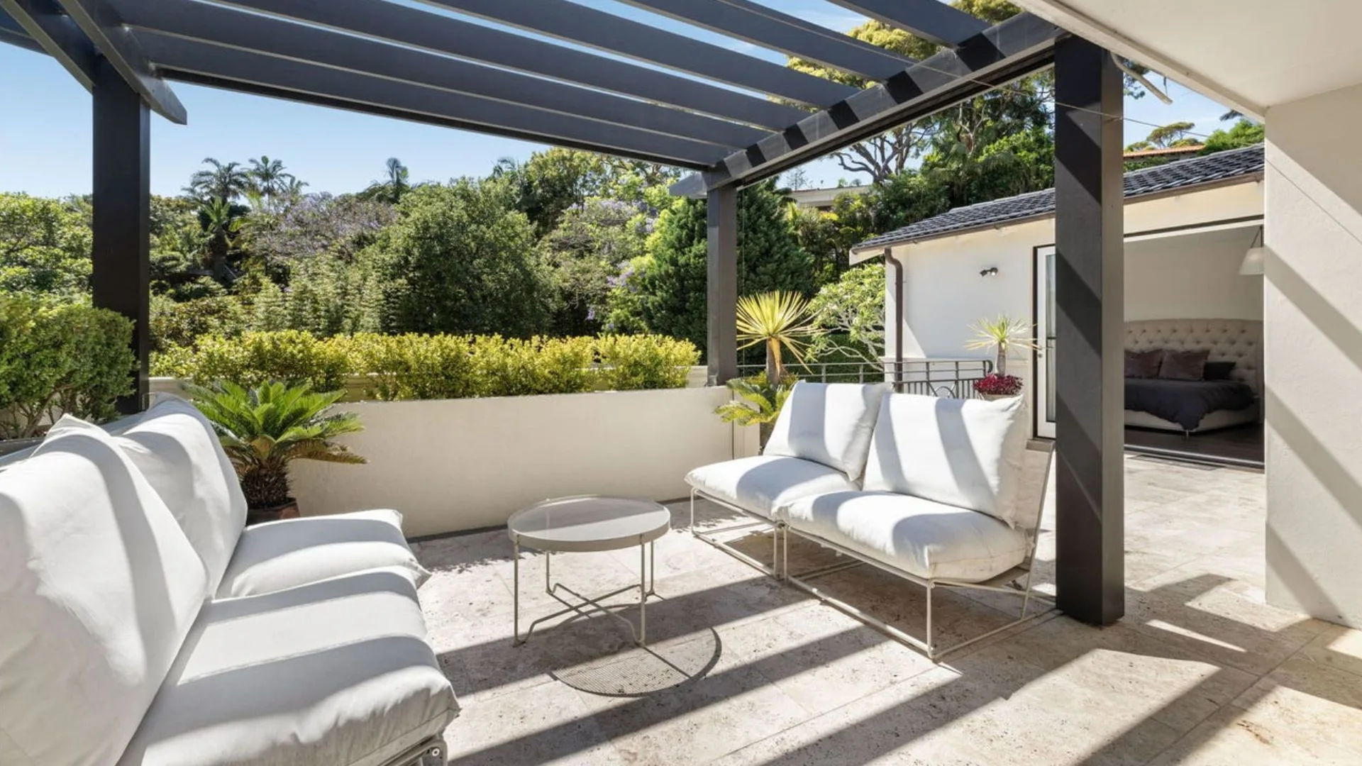 The bathroom inside Michael Clarke's Vaucluse home.