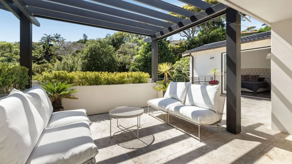 The bathroom inside Michael Clarke's Vaucluse home.