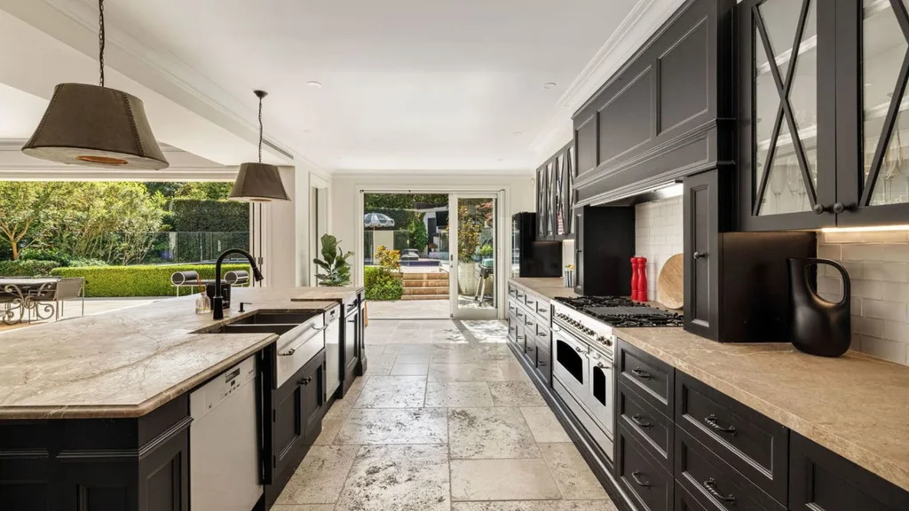 Michael Clarke's Vaucluse kitchen.