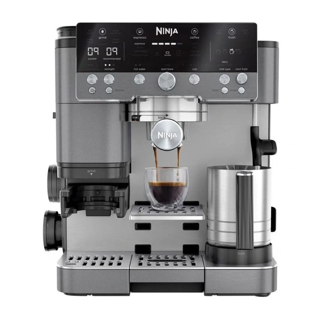 Product image of the Ninja Luxe Cafe Manual Espresso Machine, as part of the 2025 Ninja Black Friday sale