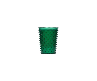Hobnail glass jar candle in Lemongrass Tea Tree
