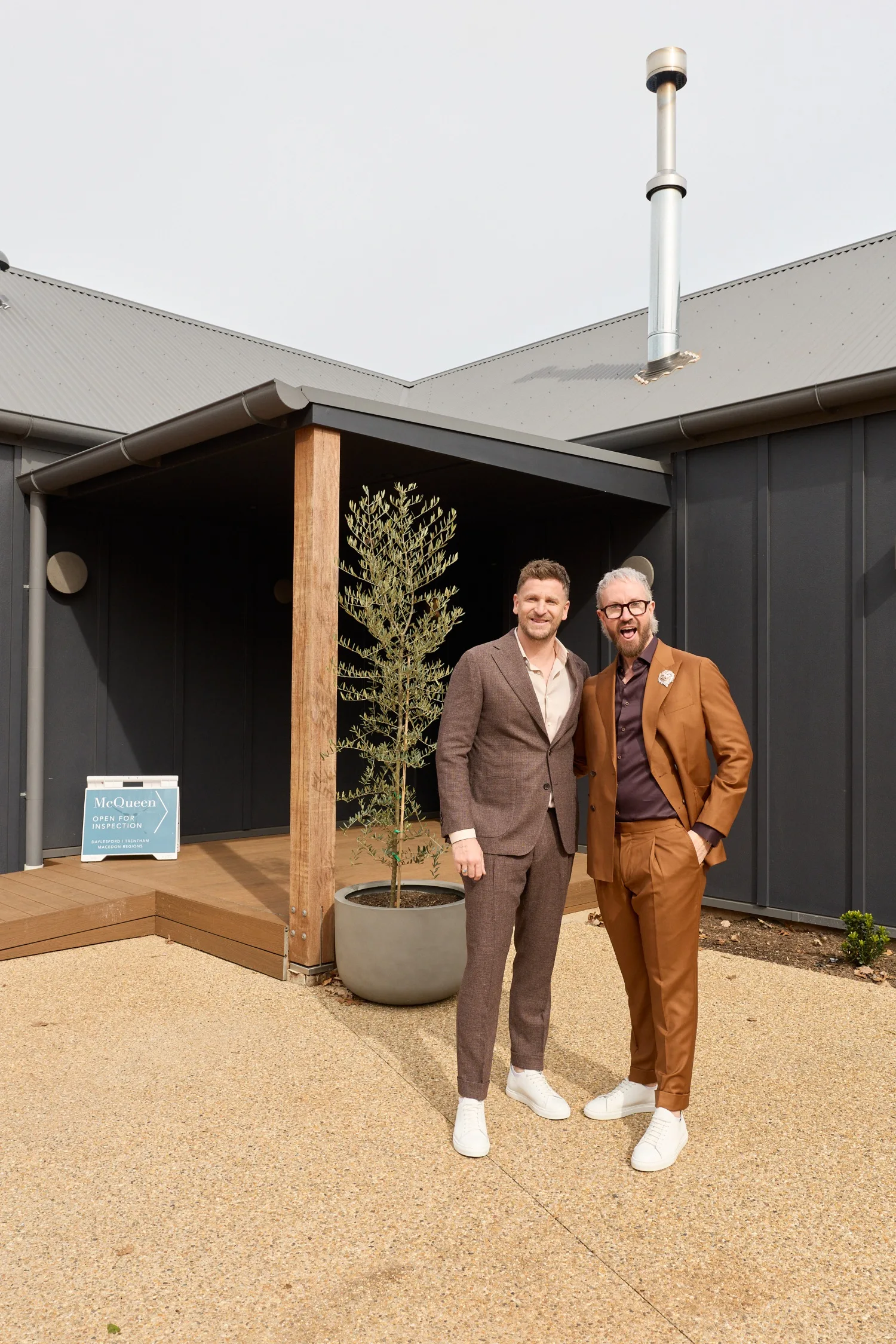 Robby and Mat at The Block 2025 auction