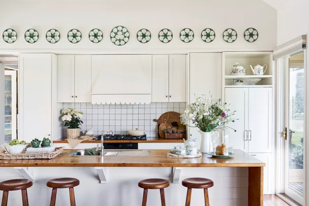 Catriona Rowntree's country kitchen.