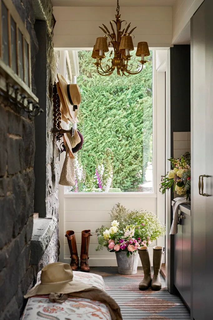 Catriona Rowntree's mud room.