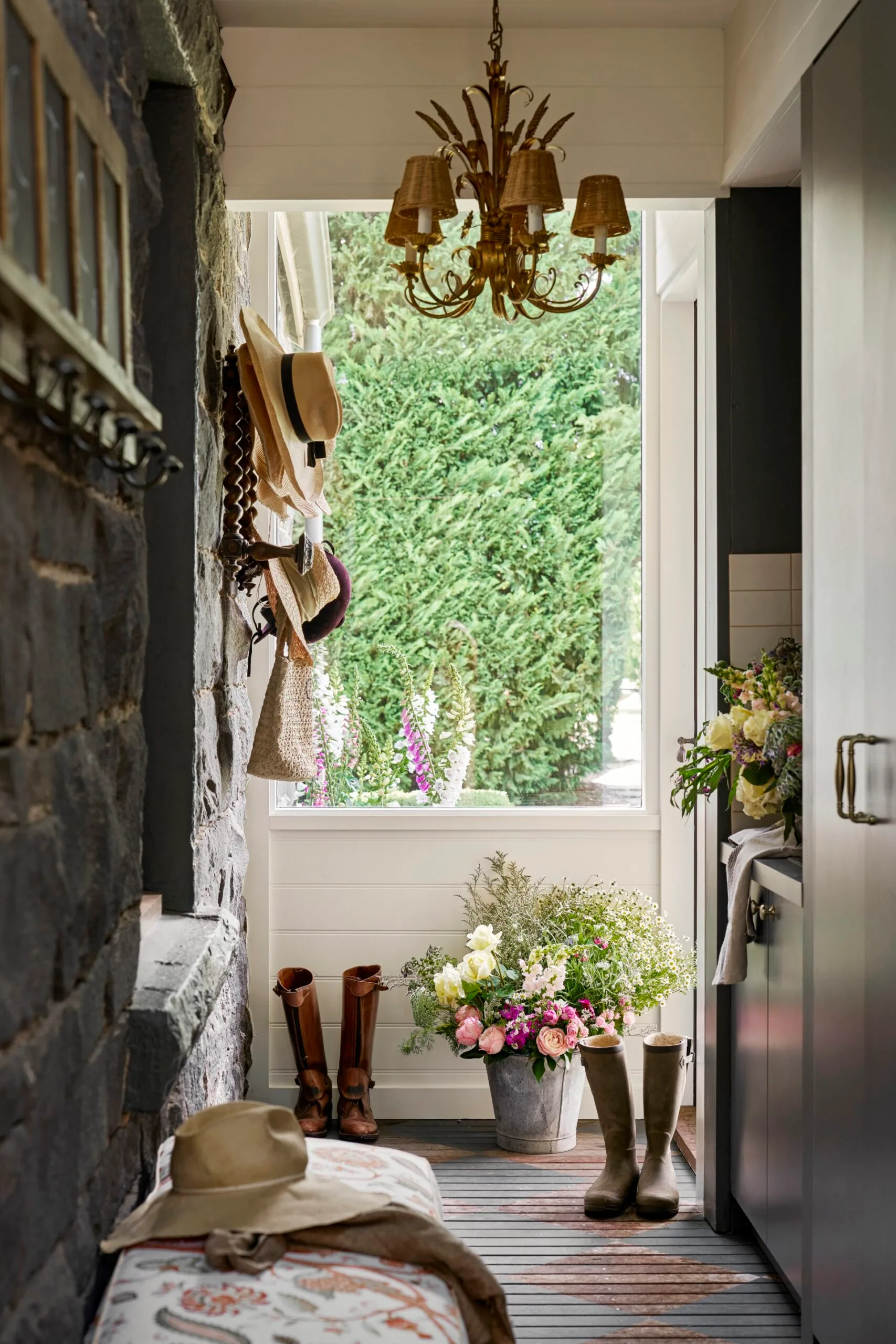 Catriona Rowntree's mud room.