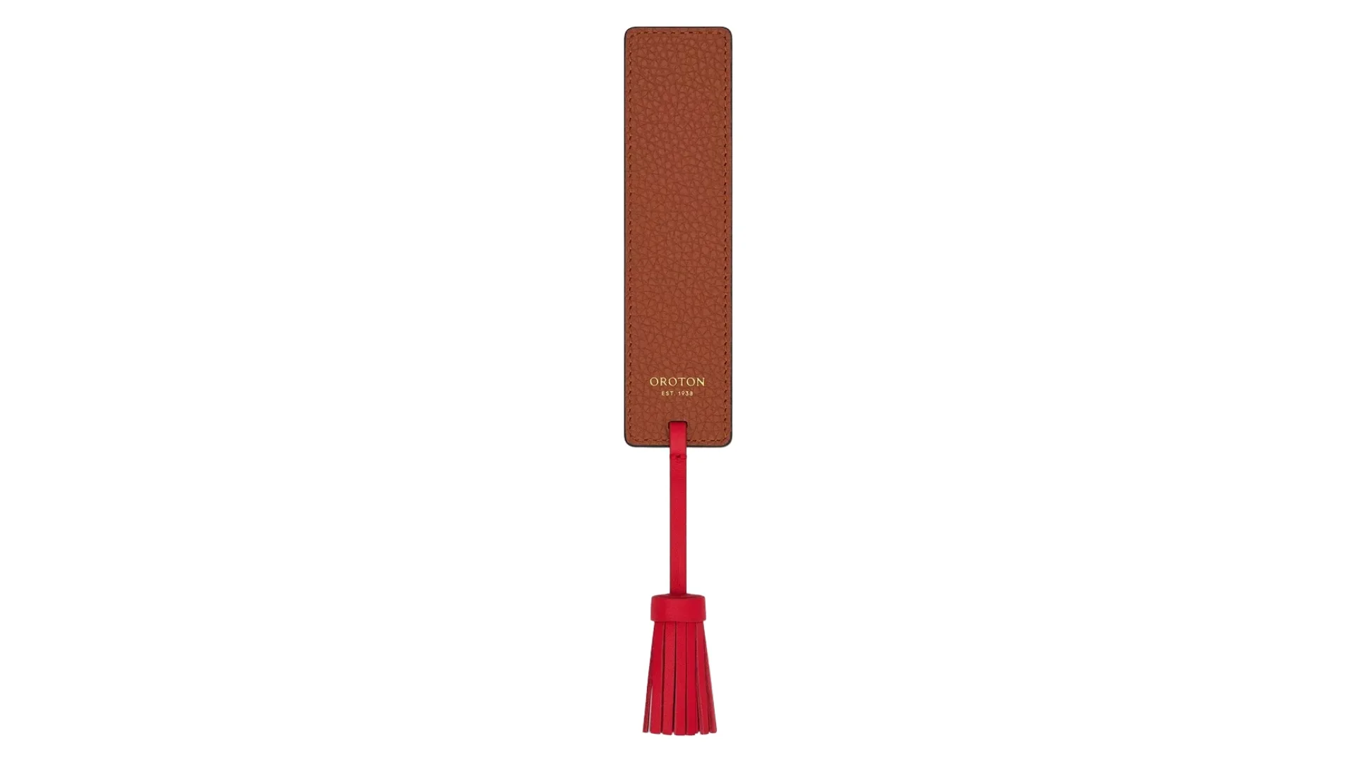 Leather Oroton bookmark