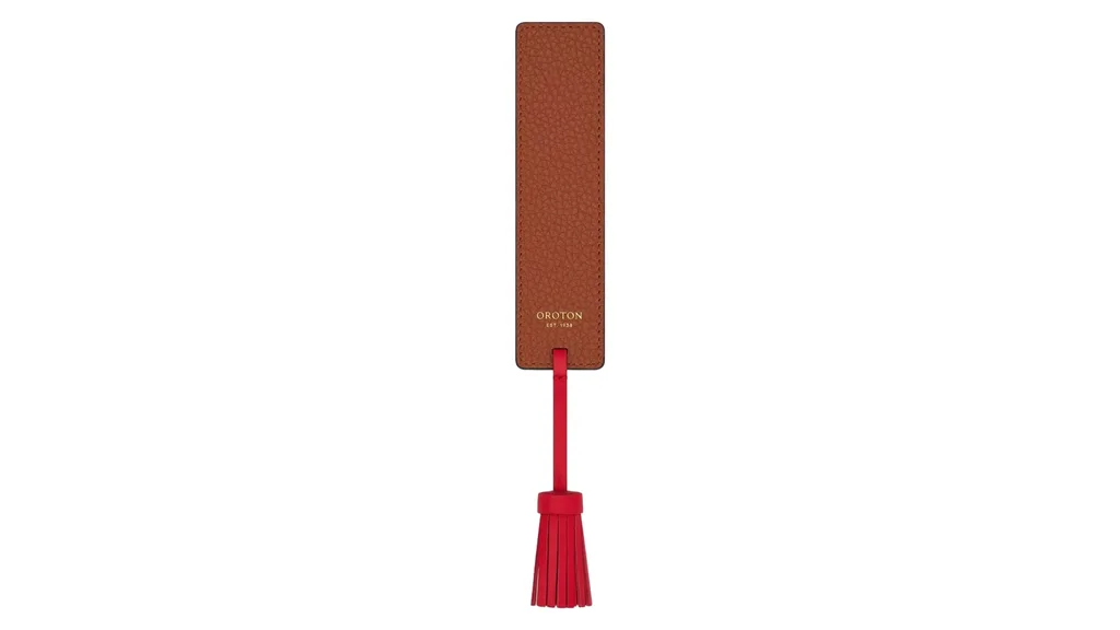 Leather Oroton bookmark