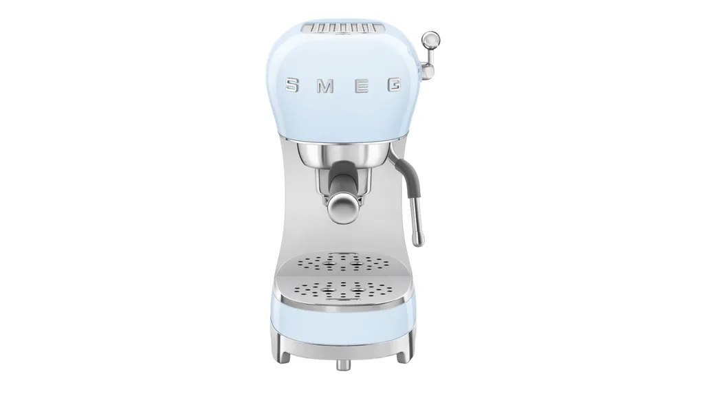Powder blue Smeg coffee machine