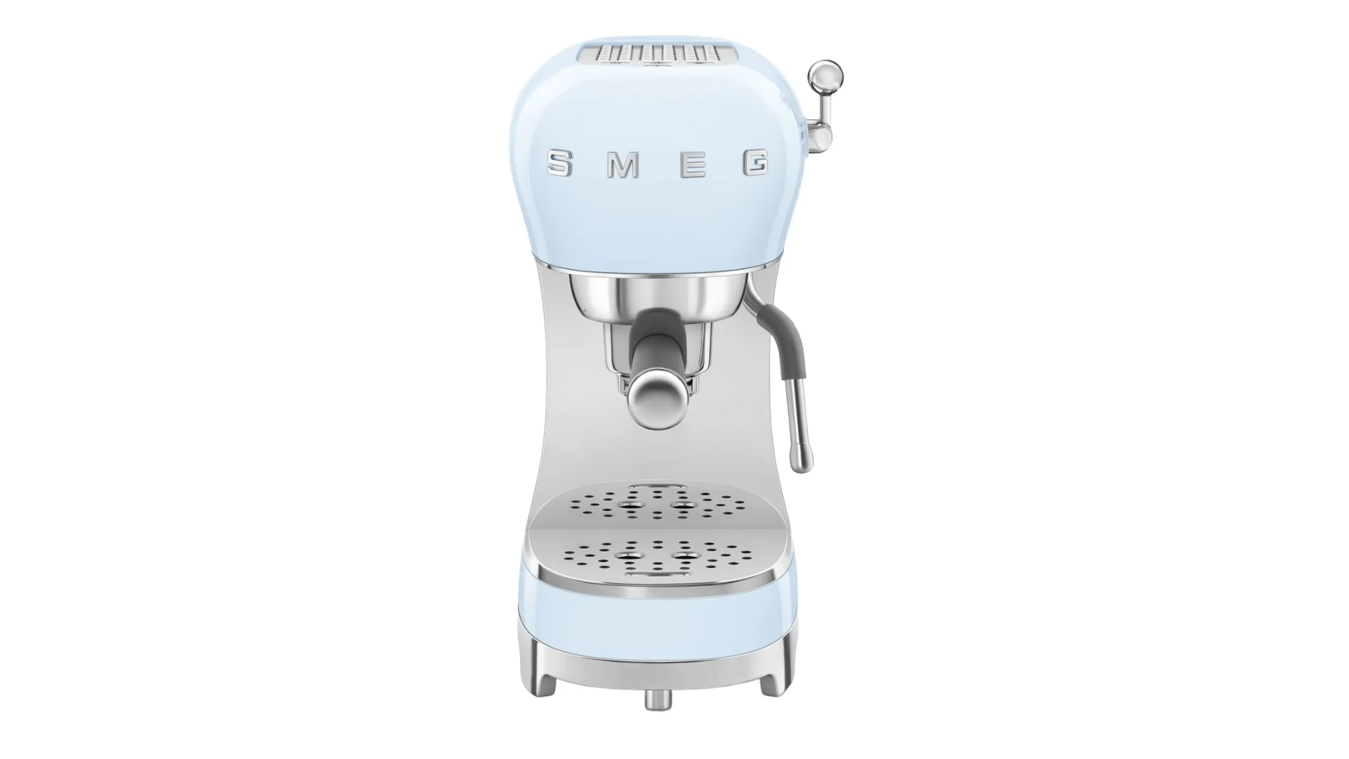 Powder blue Smeg coffee machine