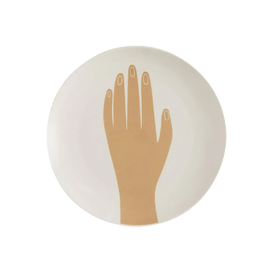 Maison Balzac Les Mains Dinner Plates in Beige Best Boxing Day sales Australia 2025