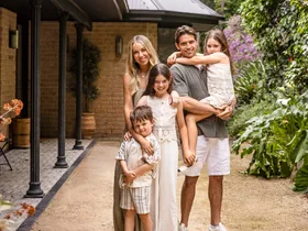 Inside Rachel and Ryan’s South Coast holiday home  at Christmas