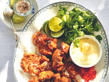 Donna Hay double-spiced fried chicken