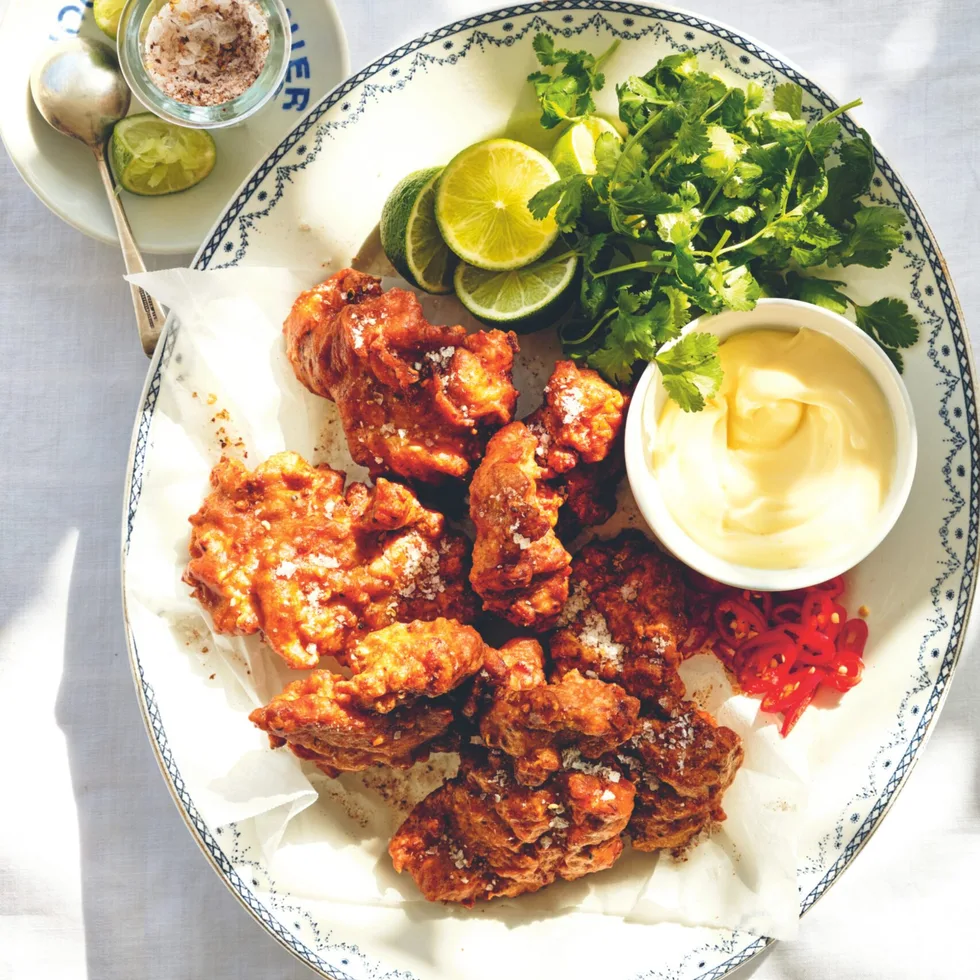 Donna Hay double-spiced fried chicken