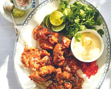 Donna Hay double-spiced fried chicken