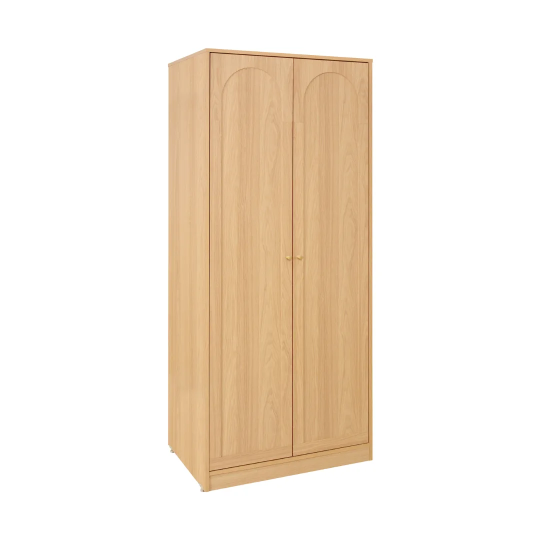 Gina Arch 2-Door Wardrobe Temple & Webster Sale