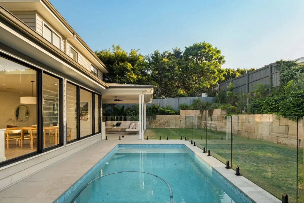 Lachie and Jules Neale home pool