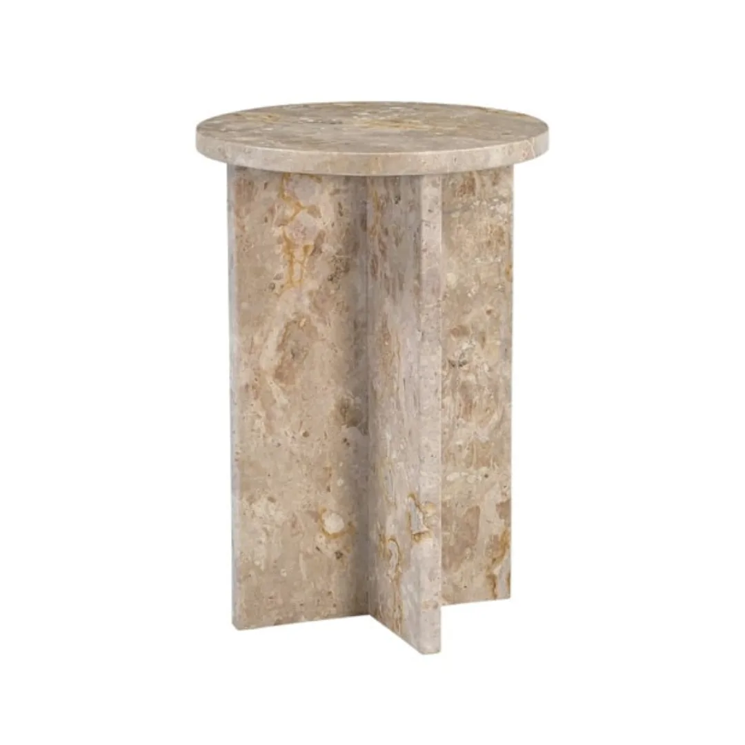 Product image of Temple & Webster's Maria Marble Side Table, one of their best sale pieces and a great cheap marble side table