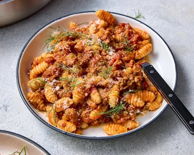 Spicy pork sausage ragu