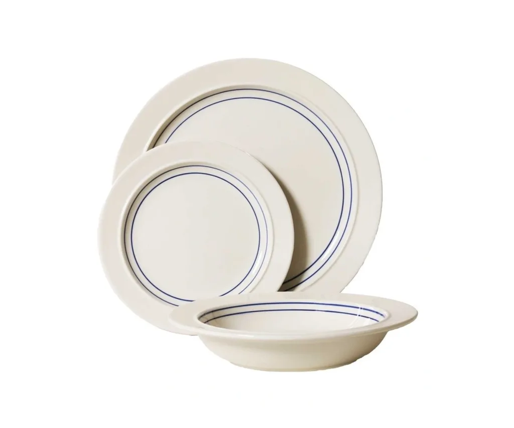 Robert Gordon Blue Horizon Dinner Set 12 Piece in Ivory WhiteNavy + Best Dinnerware Sets 2026