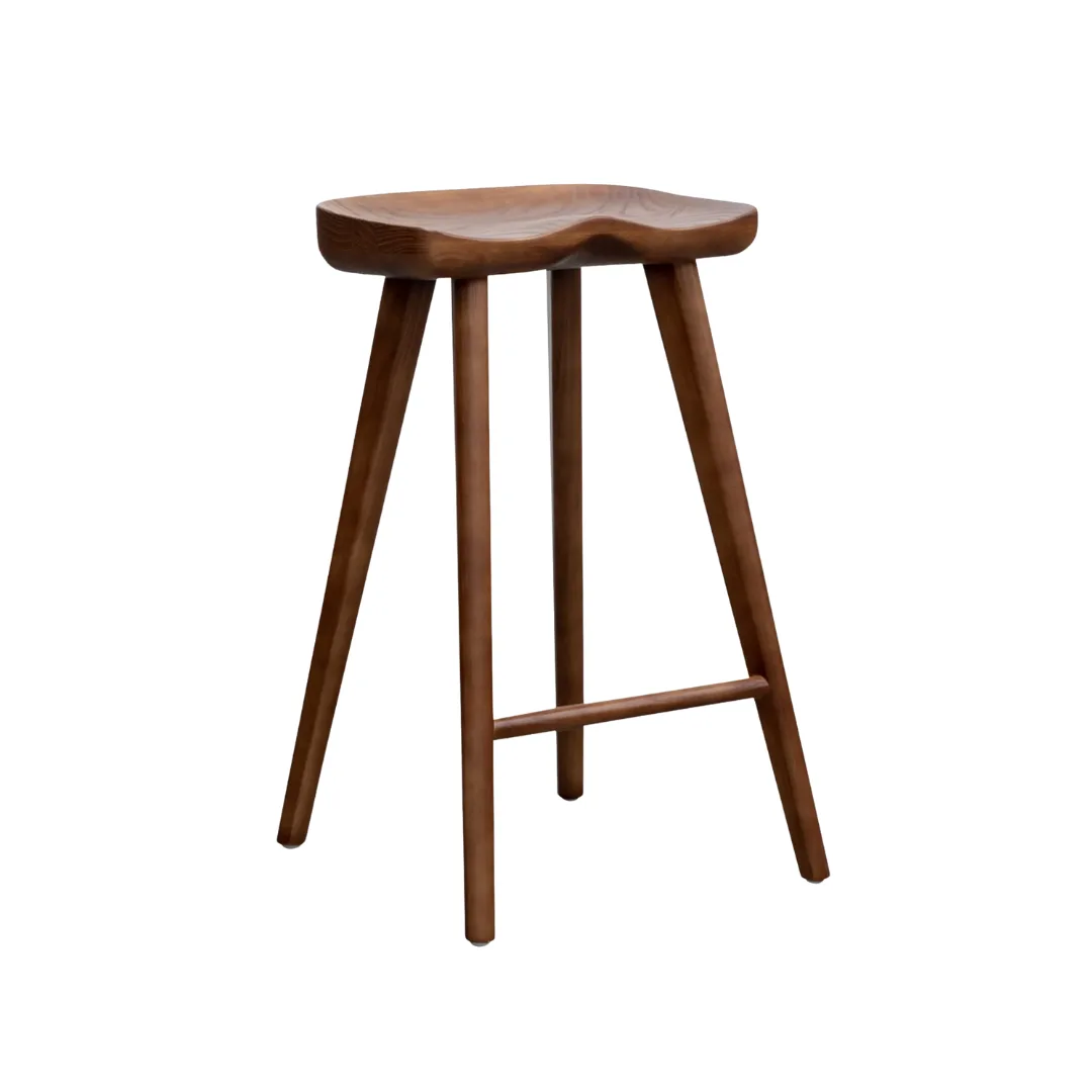 Bethan Wooden Bar Stool in Walnut x2 Best Bar Stools Australia 2026