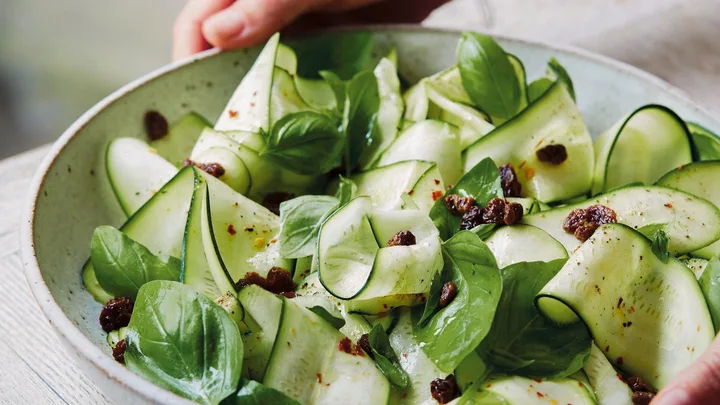 Simple zucchini salad