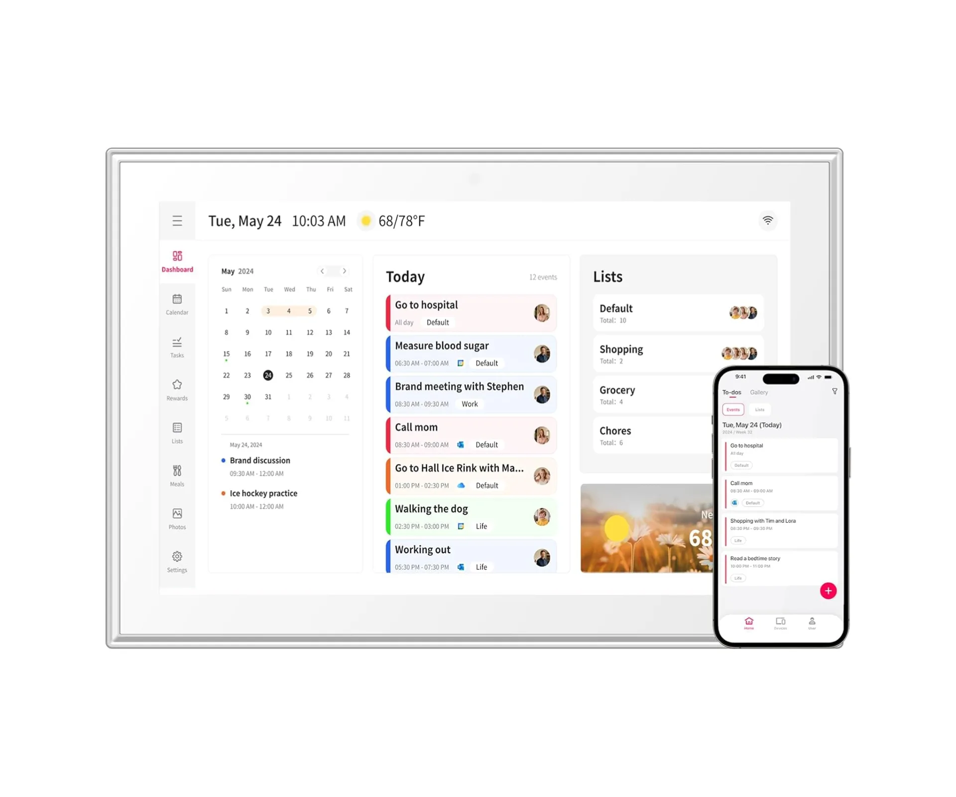 AKImart 10.1 Wall Planner Digital Calendar & Chore Chart + Best Digital Calendars Australia 2026