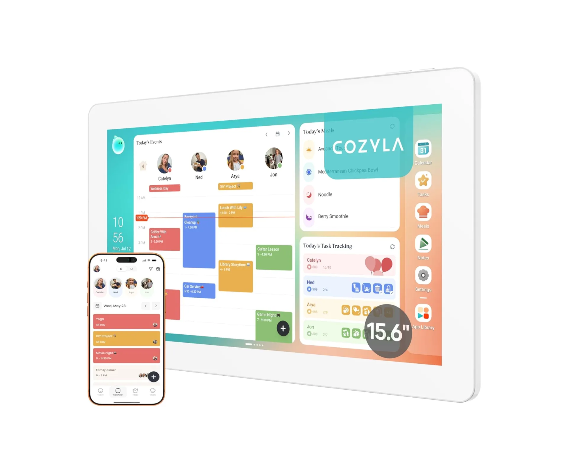 Cozyla Calendar Plus 2 15.6 Smart Digital Calendar + Best Digital Calendars 2026.png