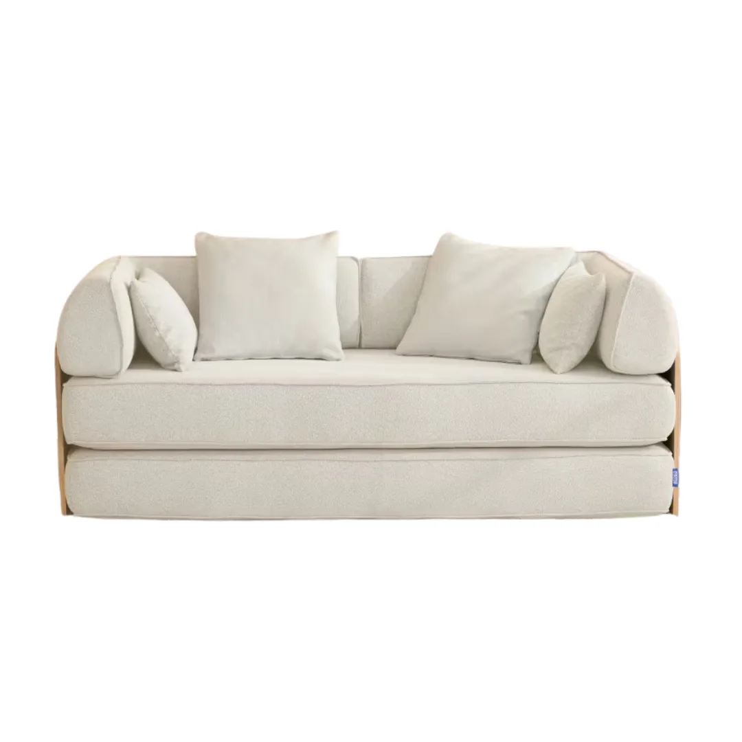 Ecosa Nimble Sofa Bed 
in Mist White