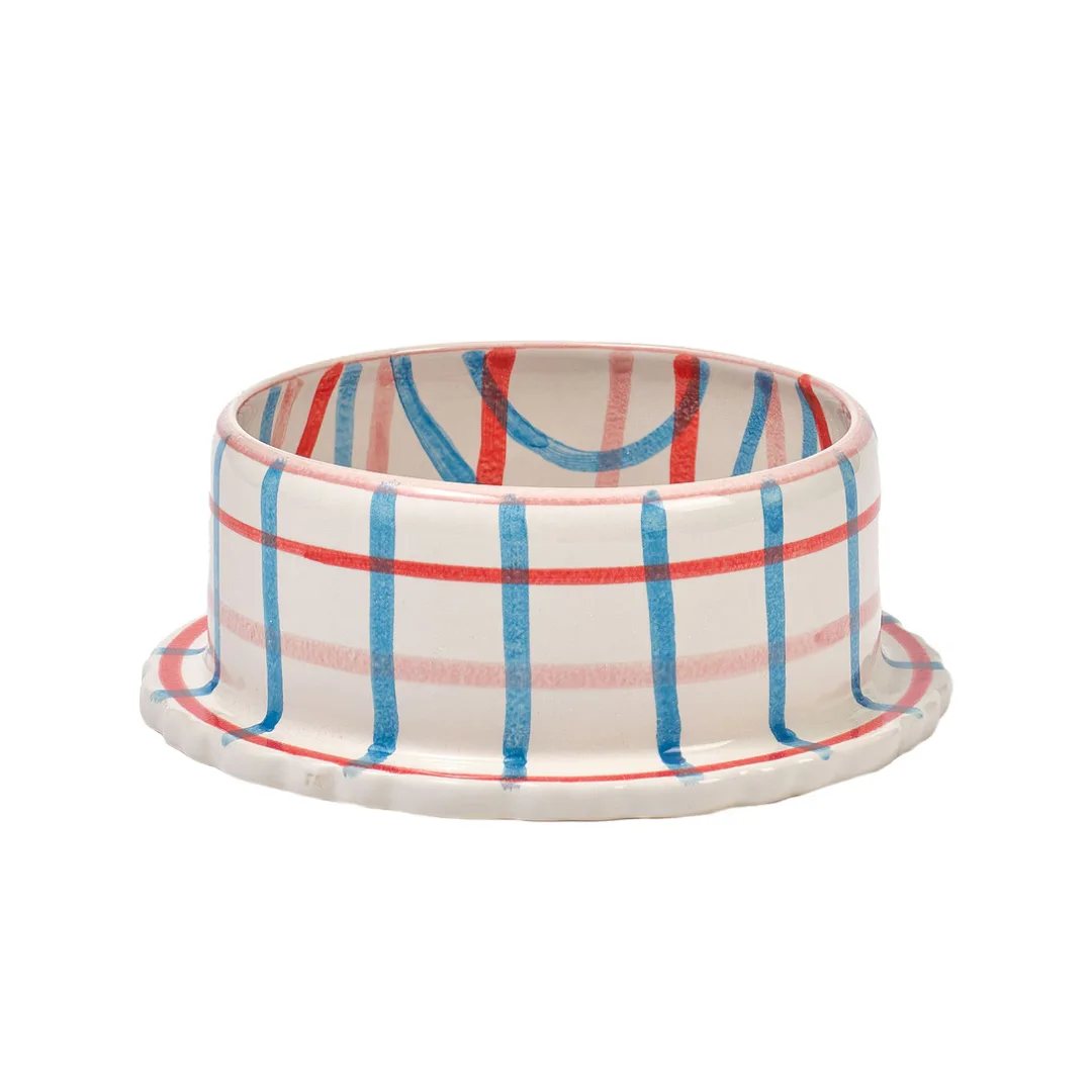 Hand Painted Ceramic Pet Bowl Damson Madder + Best Pet Brands Australia 2026 + Best Dog Accessories