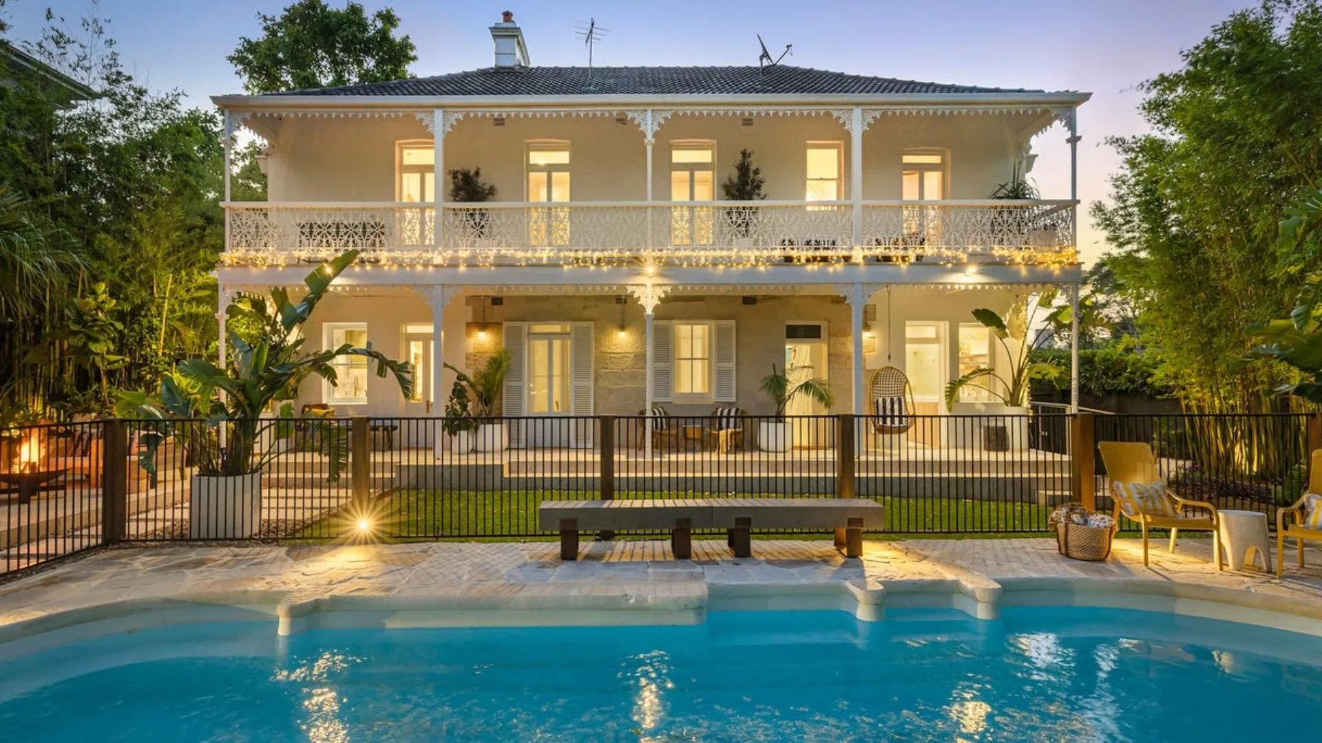 backyard exterior of John Aiken's home in Willoughby NSW