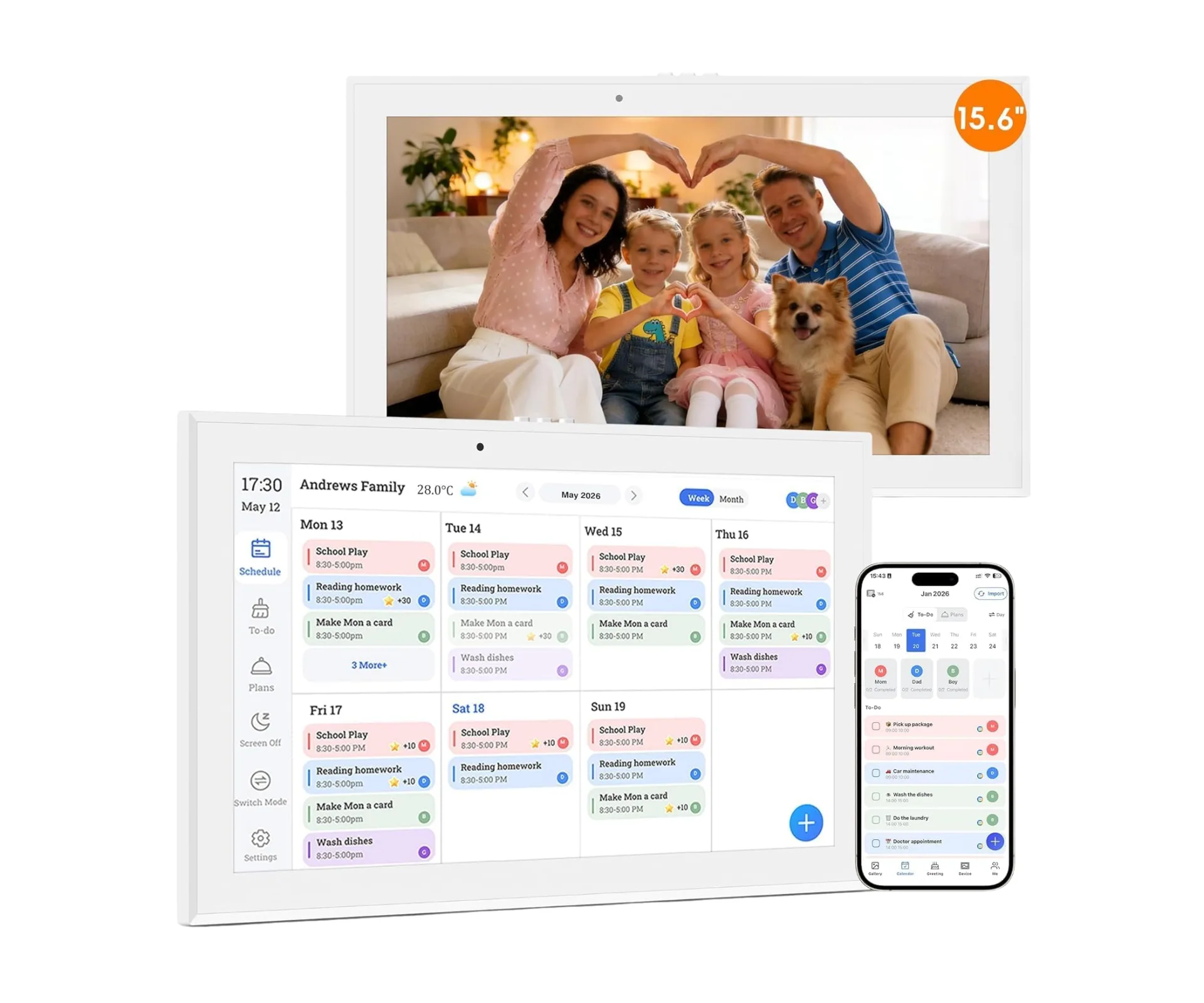 PTEROMYS Digital Calendar & Chore Chart + Best Digital Calendar Australia