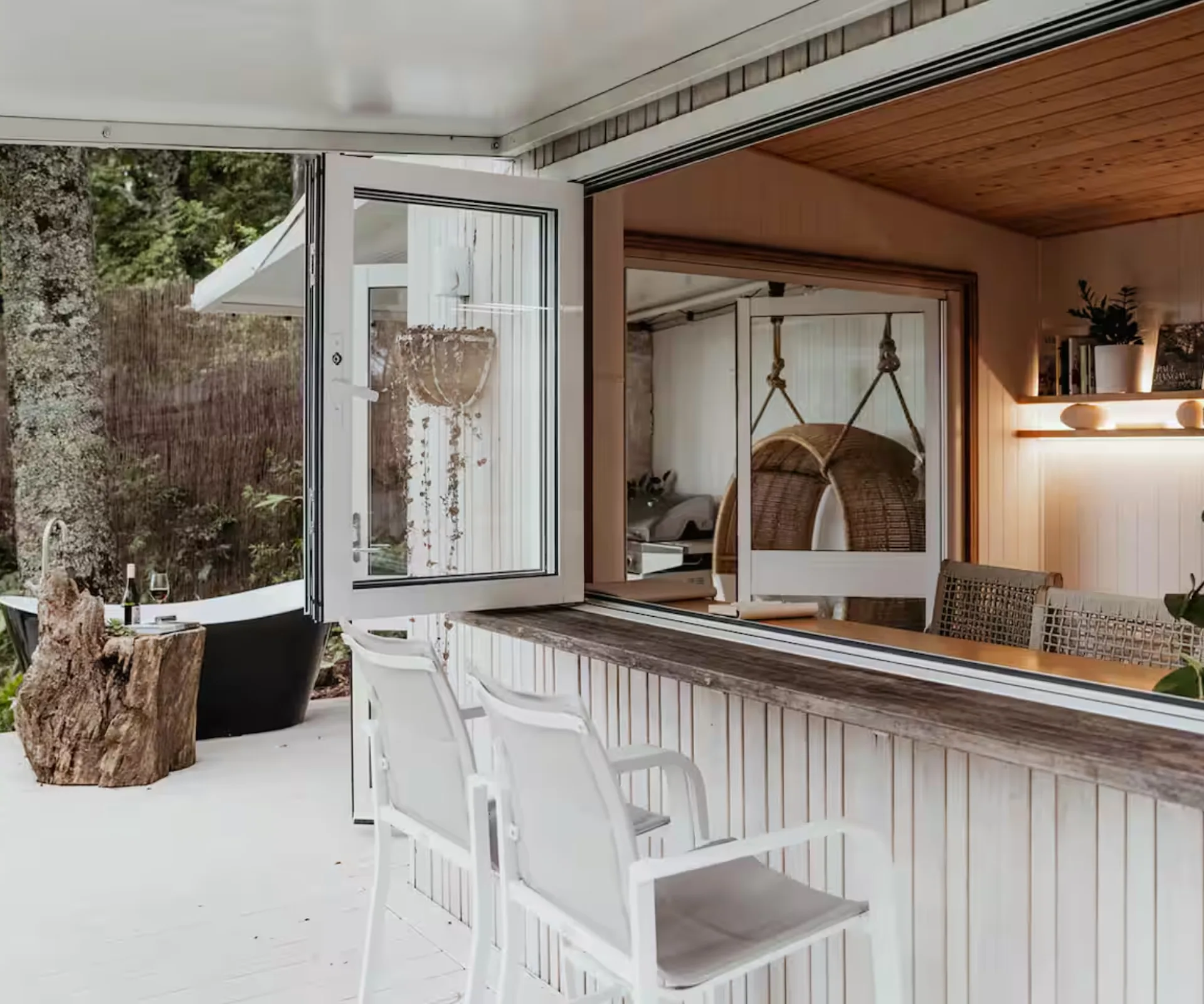 Airbnb Rainforest Retreat YIN Tiny Home + Romantic Airbnbs NSW + Foxground NSW