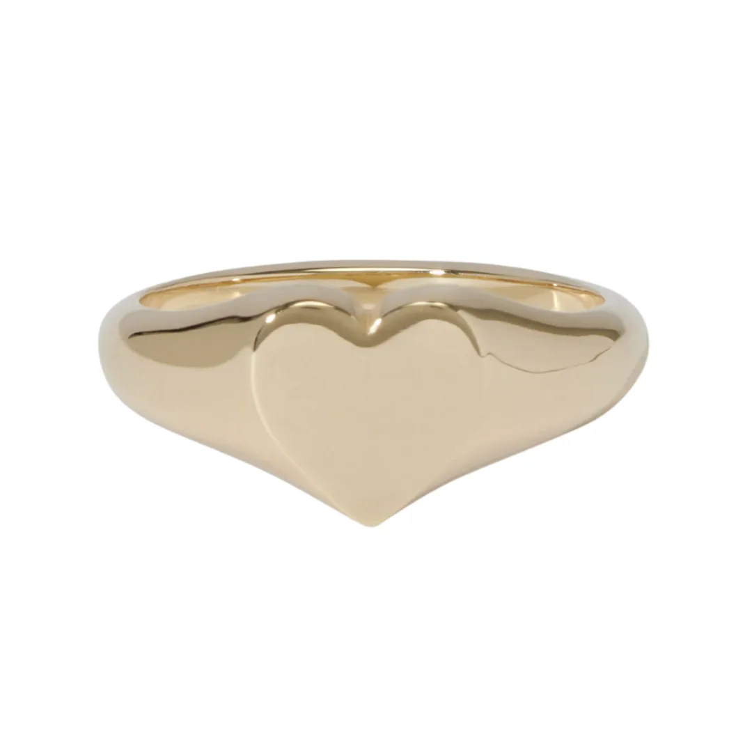 &nbsp;Small Heart Signet,&nbsp;Kate & Kole
